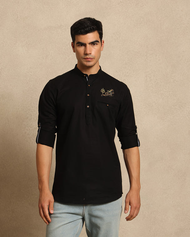 Mahakaal Signature Kurta (Exclusive Gold Edition)