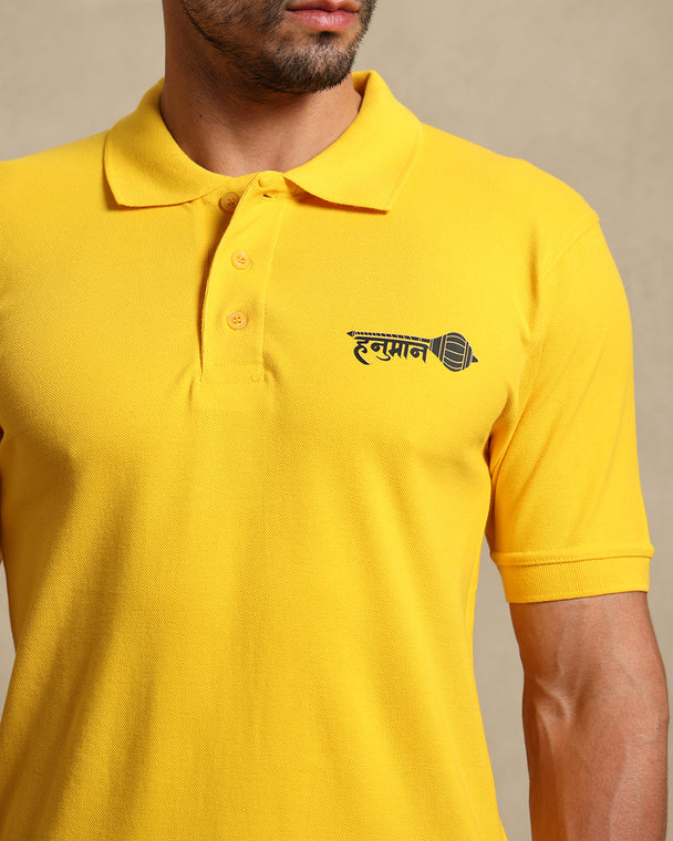 Hanumanji Gada Polo T-shirt
