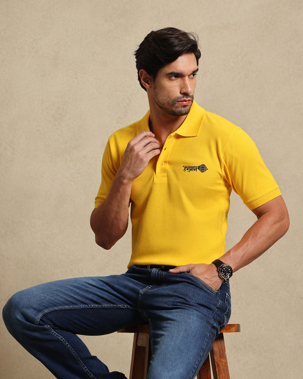 Hanumanji Gada Polo T-shirt