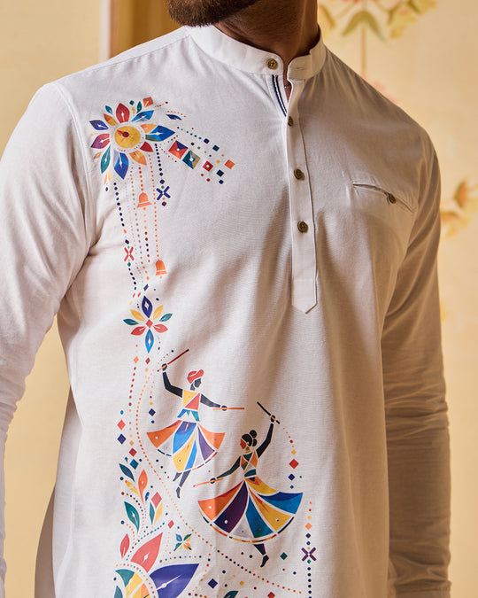 Navrang Bhakti Signature Kurta — Navratri Edition