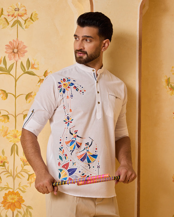 Navrang Bhakti Signature Kurta — Navratri Edition