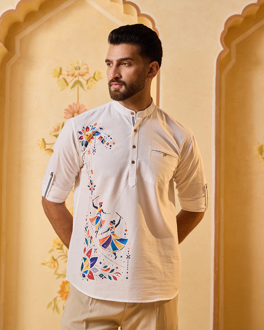 Navrang Bhakti Signature Kurta — Navratri Edition