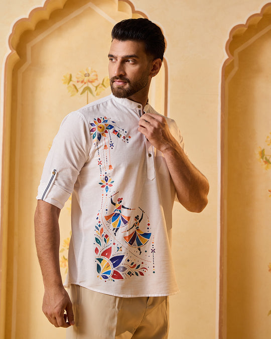 Navrang Bhakti Signature Kurta — Navratri Edition