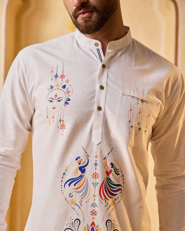 Navshakti Raas Signature Kurta — Navratri Edition