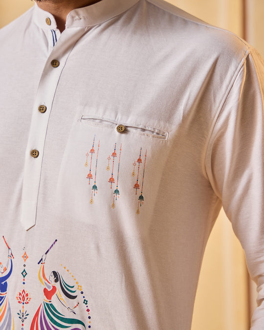 Navshakti Raas Signature Kurta — Navratri Edition