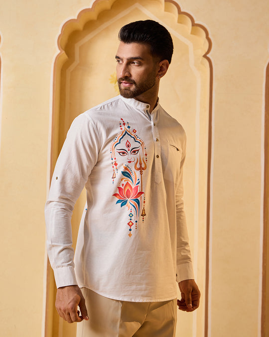 Param Shakti Signature Kurta — Navratri Edition
