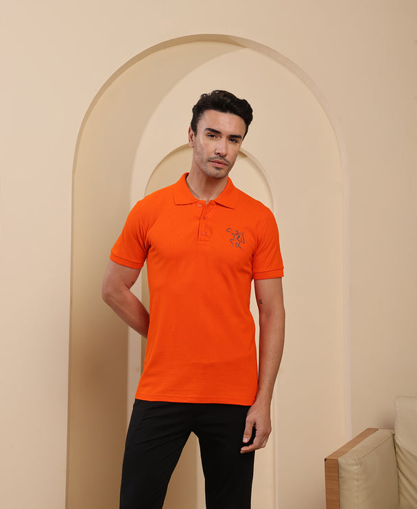 Flying Hanumanji Polo T-shirt