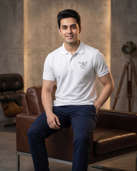 Flying Hanumanji Polo T-shirt