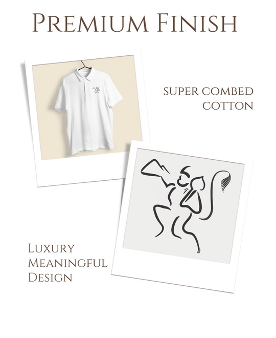 Flying Hanumanji Polo T-shirt