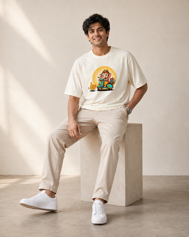 Bal Ganesh Hanuman T-shirt (Mangalmurti Edition)