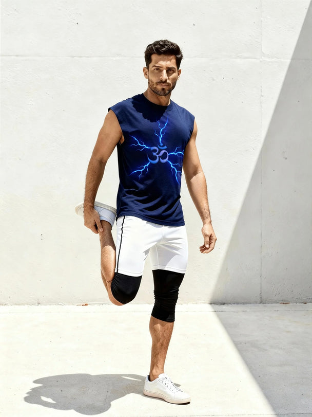 Om Oversized Tank Top | Signature French Terry