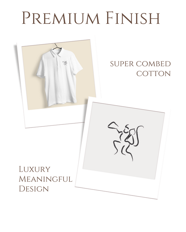 Flying Hanumanji Polo T-shirt