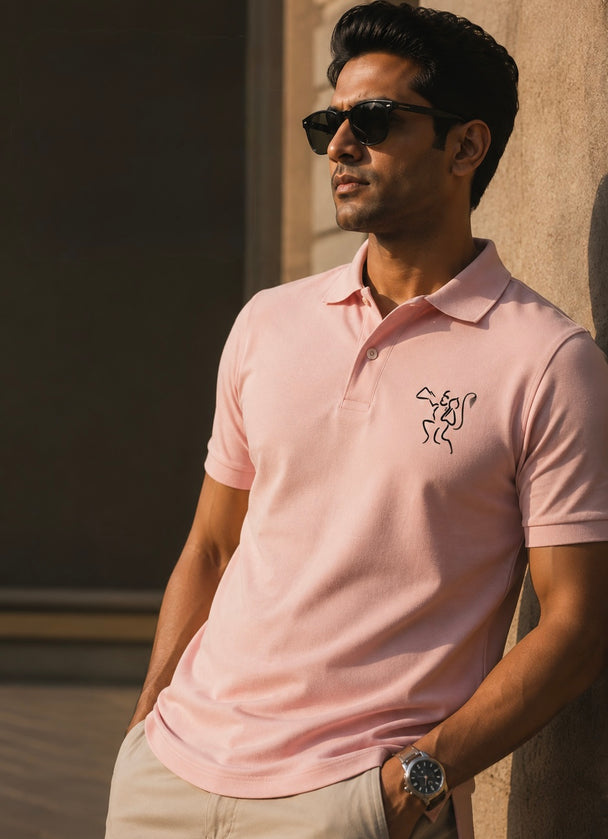 Flying Hanumanji Polo T-shirt