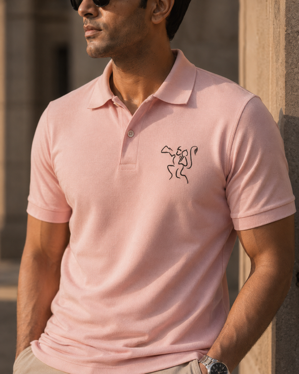 Flying Hanumanji Polo T-shirt